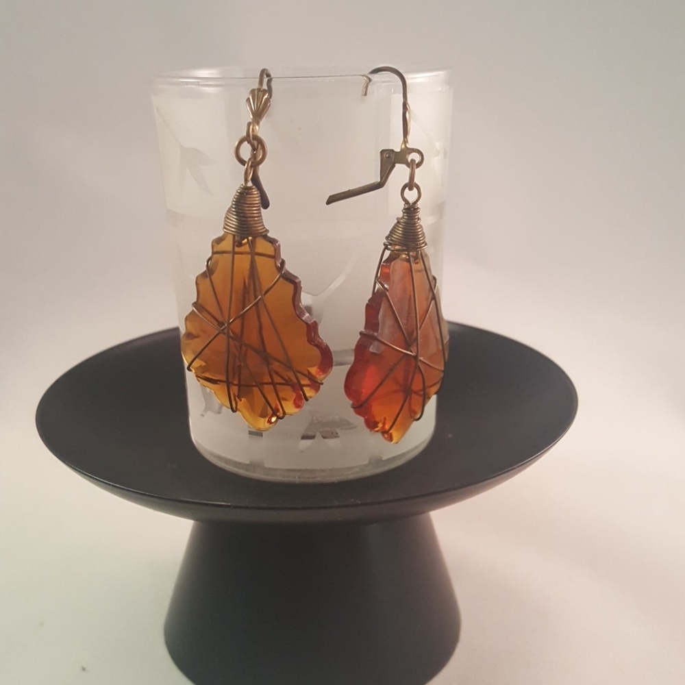 Amber Earings
